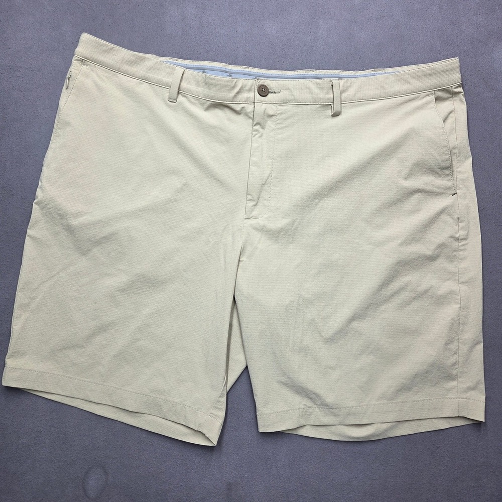 Tommy Bahama Shorts Mens 46RG Chip Shot IslandZone Khaki Stone Golf BT889700 TB